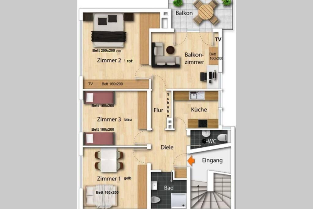 Grosse Wohnung 20 Km Von Koeln Bis Zu 17 Personen Rösrath Exteriér fotografie